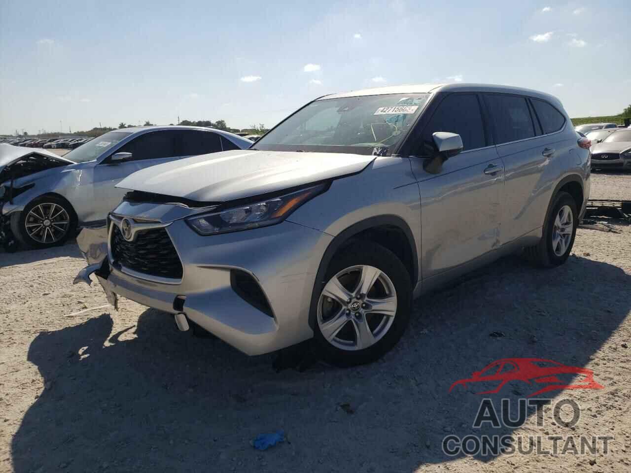 TOYOTA HIGHLANDER 2020 - 5TDCZRAH5LS014165