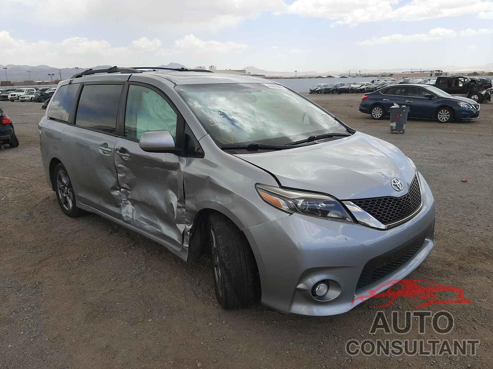 TOYOTA SIENNA 2017 - 5TDXZ3DC2HS855236