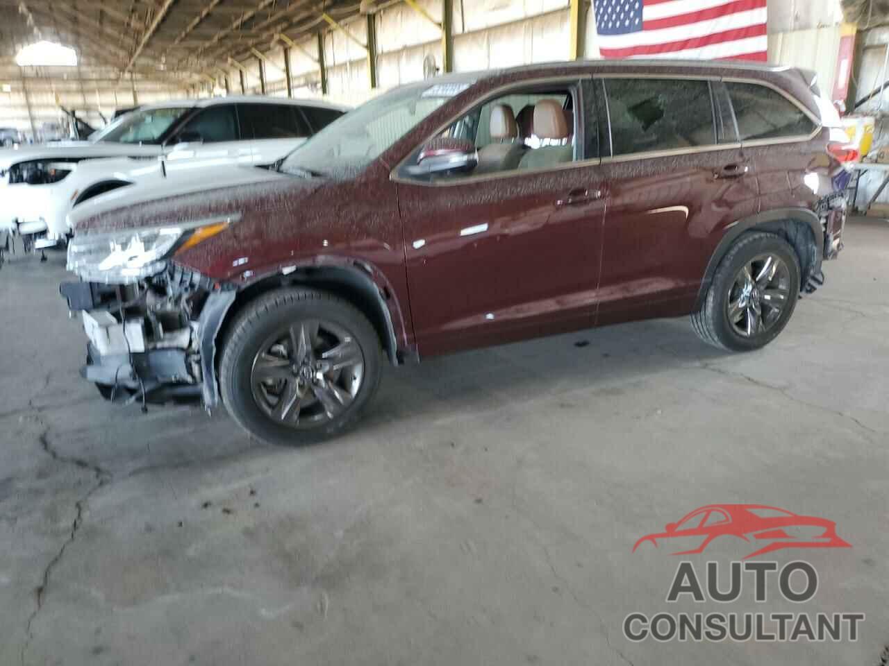 TOYOTA HIGHLANDER 2018 - 5TDDZRFH7JS801029