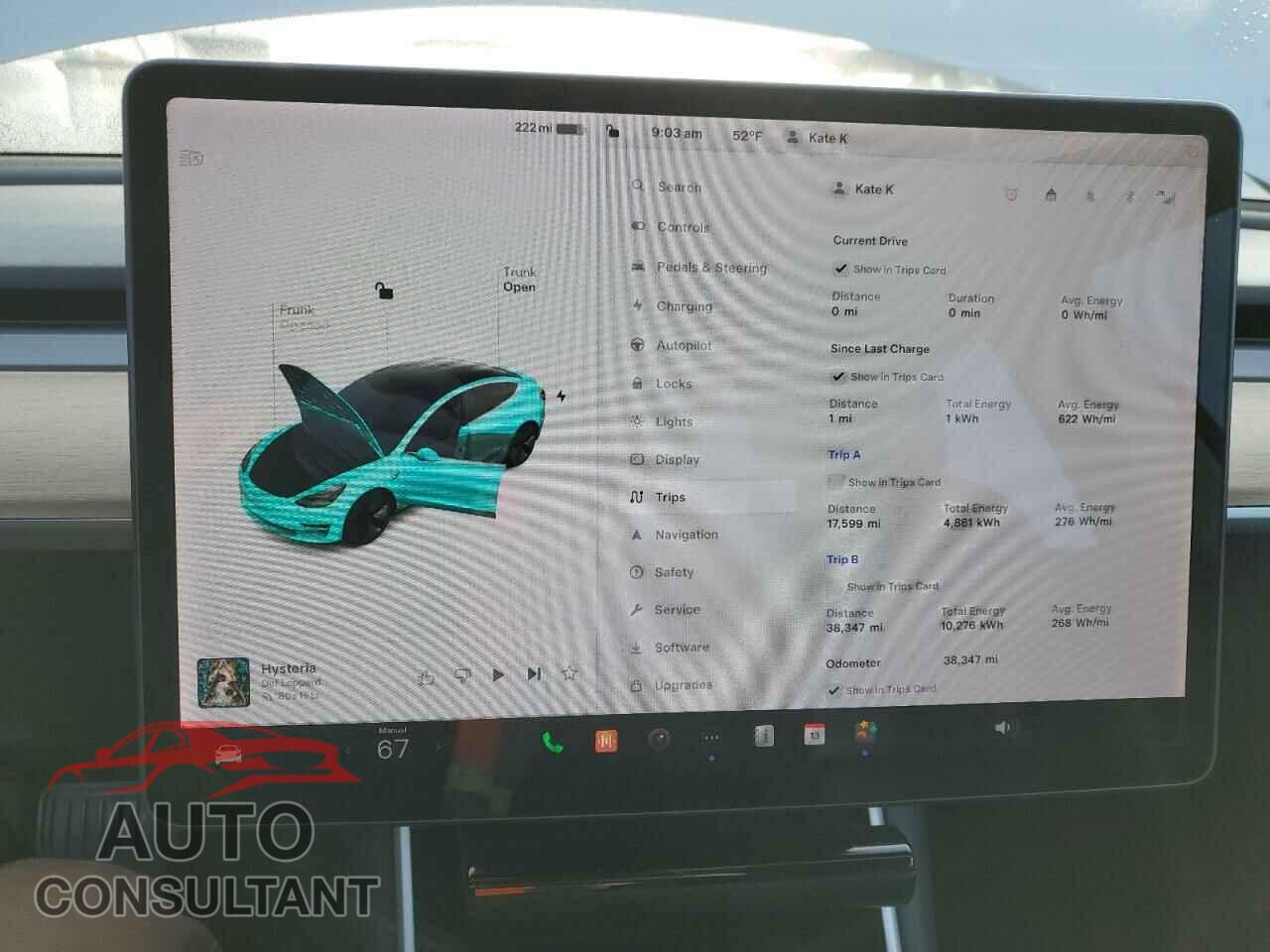 TESLA MODEL 3 2018 - 5YJ3E1EB0JF093345