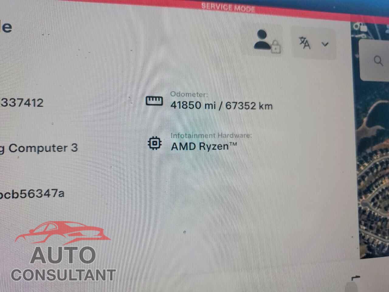 TESLA MODEL X 2022 - 7SAXCBE64NF337412