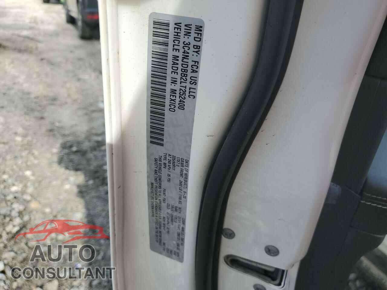 JEEP COMPASS 2020 - 3C4NJDBB2LT252400