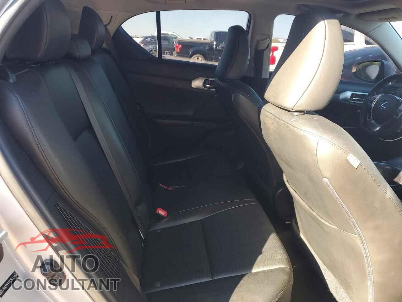 LEXUS CT 200 2012 - JTHKD5BH7C2111472