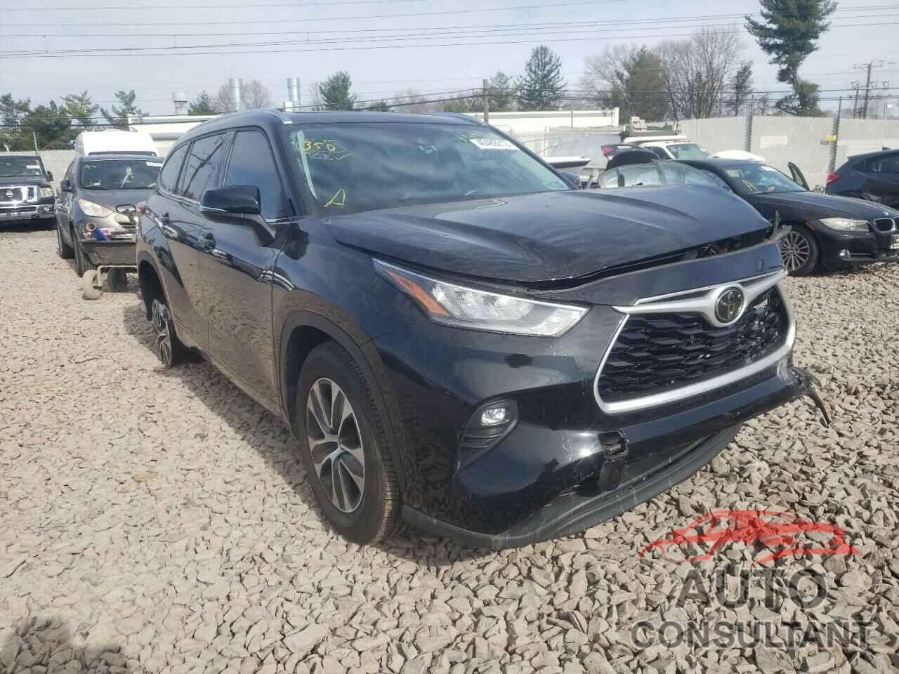 TOYOTA HIGHLANDER 2020 - 5TDGZRAH3LS008091