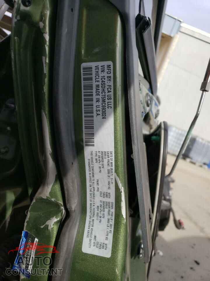 DODGE DURANGO 2021 - 1C4SDHCT5MC693024