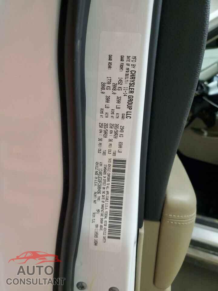 DODGE DURANGO 2015 - 1C4RDJEG9FC688496