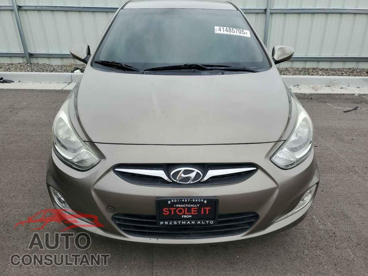 HYUNDAI ACCENT 2012 - KMHCU4AE3CU036728