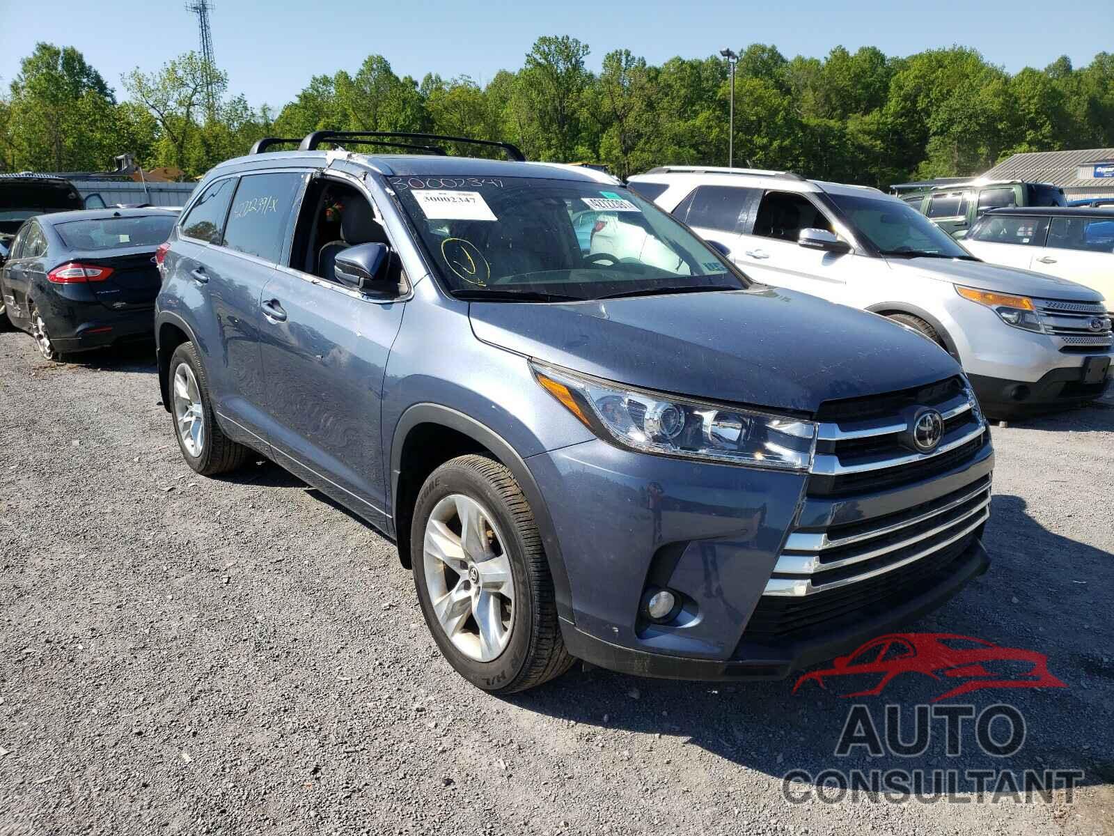 TOYOTA HIGHLANDER 2017 - 5TDDZRFH9HS480427