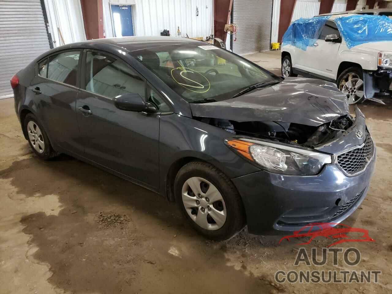 KIA FORTE 2016 - KNAFK4A68G5599139