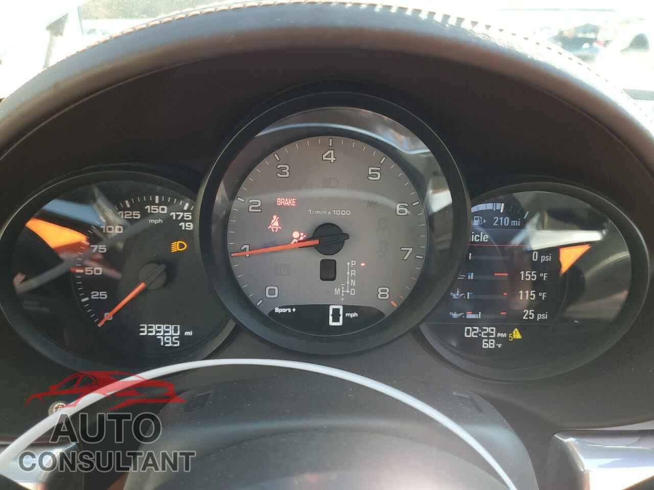 PORSCHE BOXSTER 2017 - WP0CB2A81HS241847