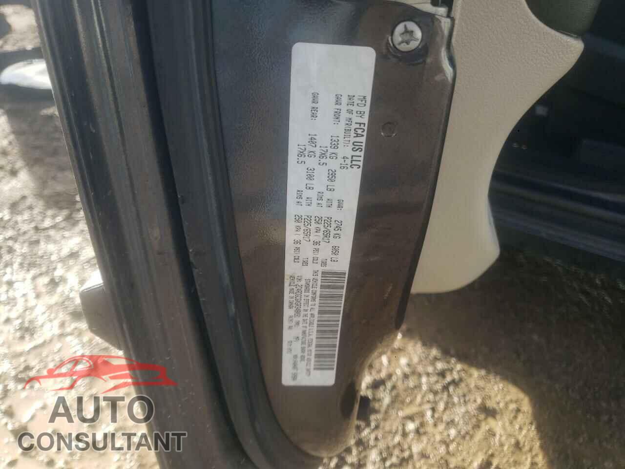 DODGE CARAVAN 2016 - 2C4RDGCGXGR348031