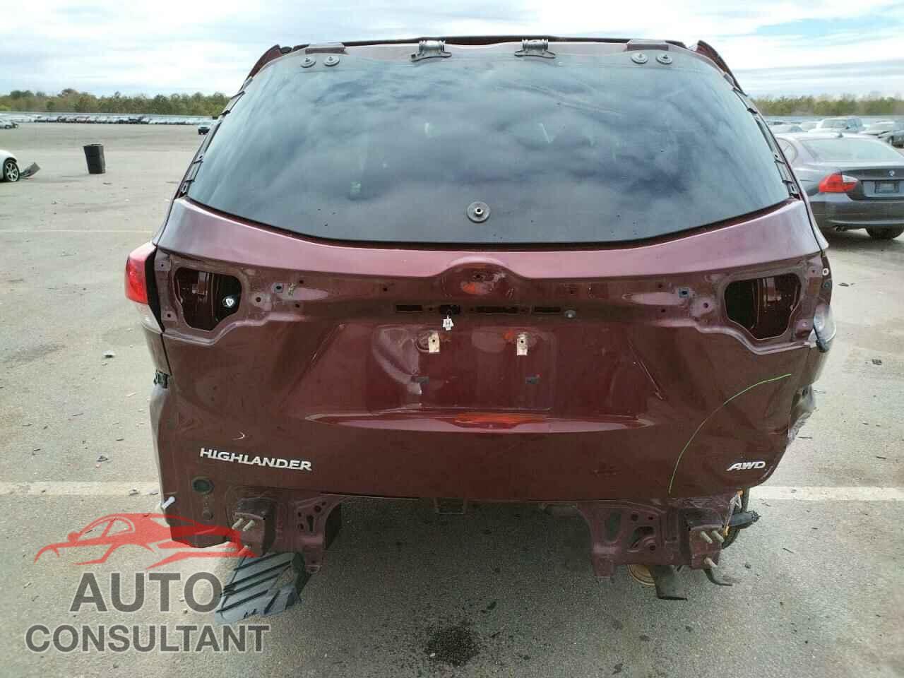 TOYOTA HIGHLANDER 2017 - 5TDBZRFH3HS357567