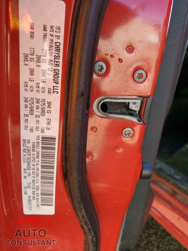 DODGE RAM 1500 2012 - 1C6RD7FT9CS344366