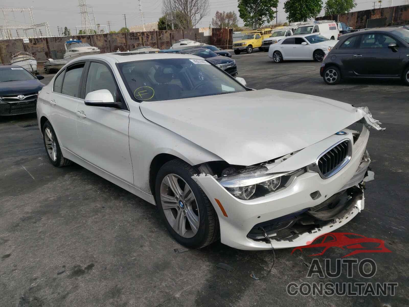 BMW 3 SERIES 2017 - WBA8B9G31HNU53363