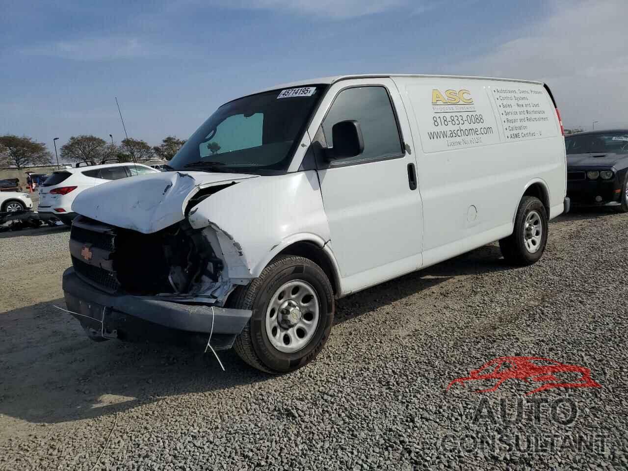 CHEVROLET EXPRESS 2011 - 1GCSGAFX1B1142157