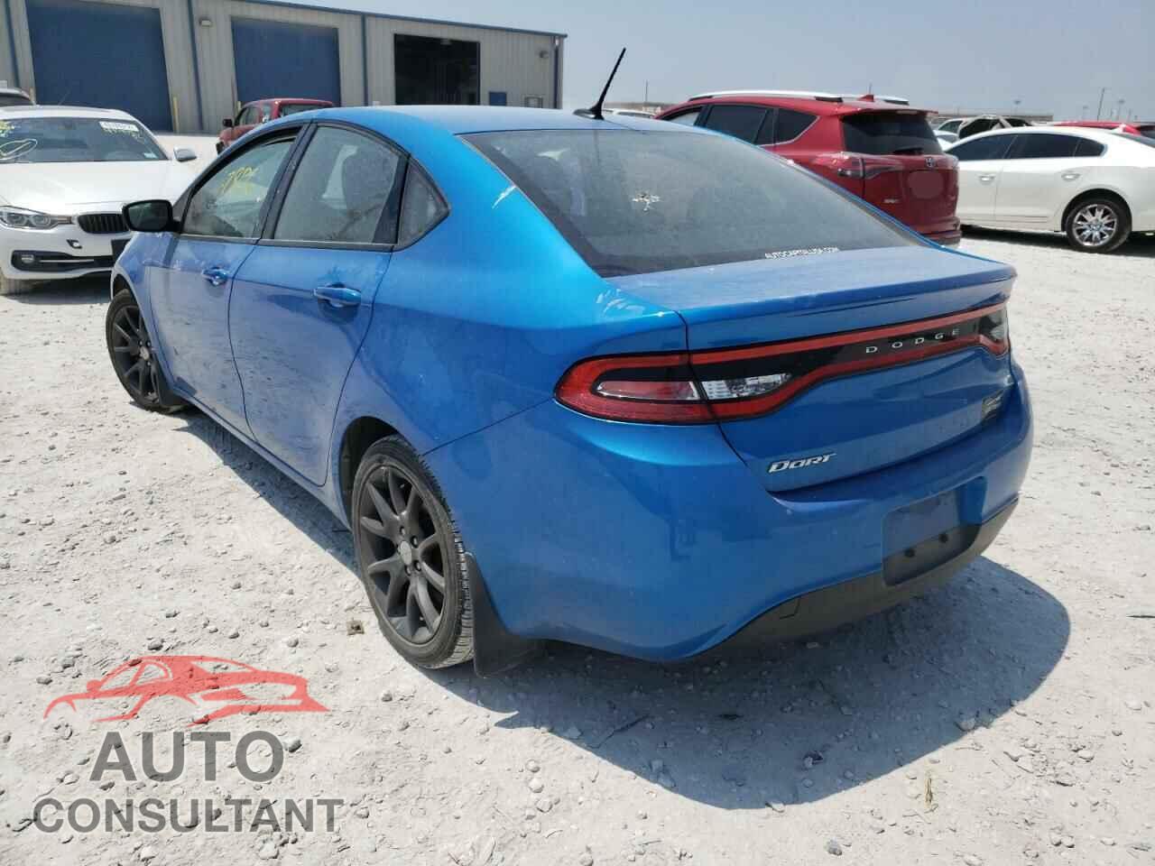 DODGE DART 2016 - 1C3CDFAA2GD625552