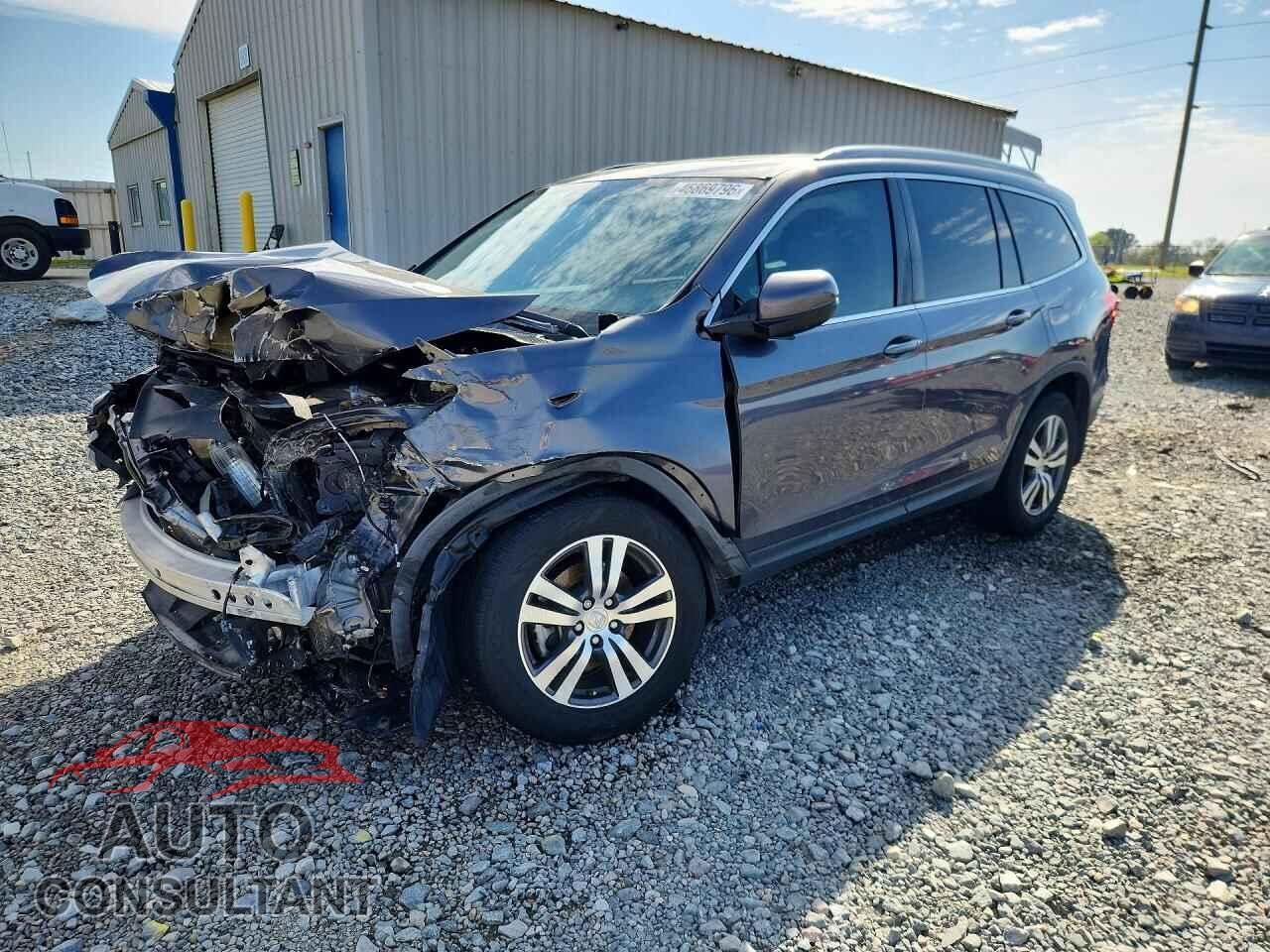 HONDA PILOT 2017 - 5FNYF5H59HB044963