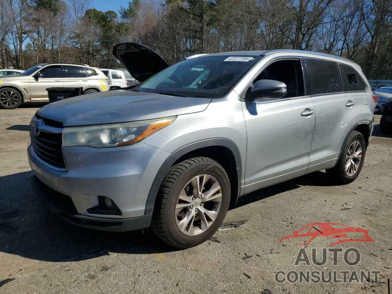 TOYOTA HIGHLANDER 2015 - 5TDJKRFH1FS174858