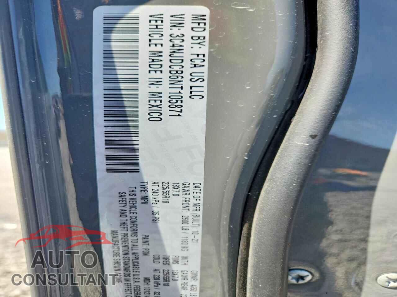 JEEP COMPASS 2022 - 3C4NJDCB6NT105871