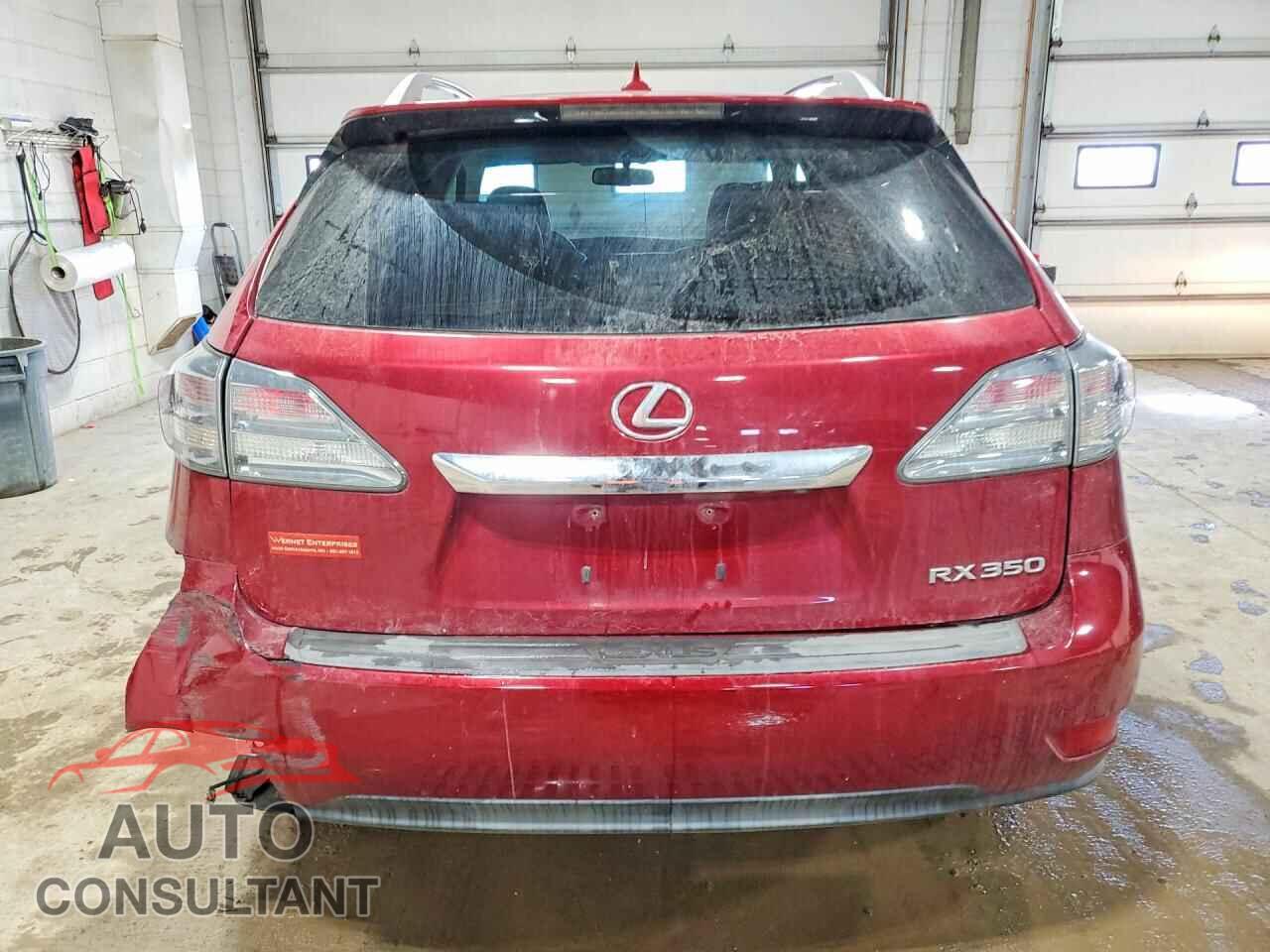 LEXUS RX350 2011 - 2T2BK1BA6BC096459