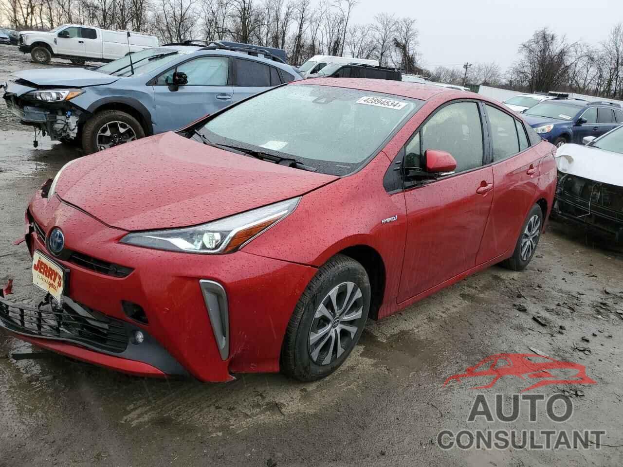 TOYOTA PRIUS 2021 - JTDL9MFU1M3028981