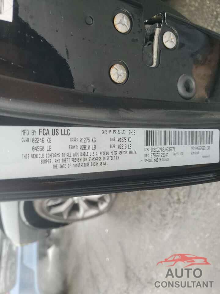 DODGE CHALLENGER 2018 - 2C3CDZAG2JH339670
