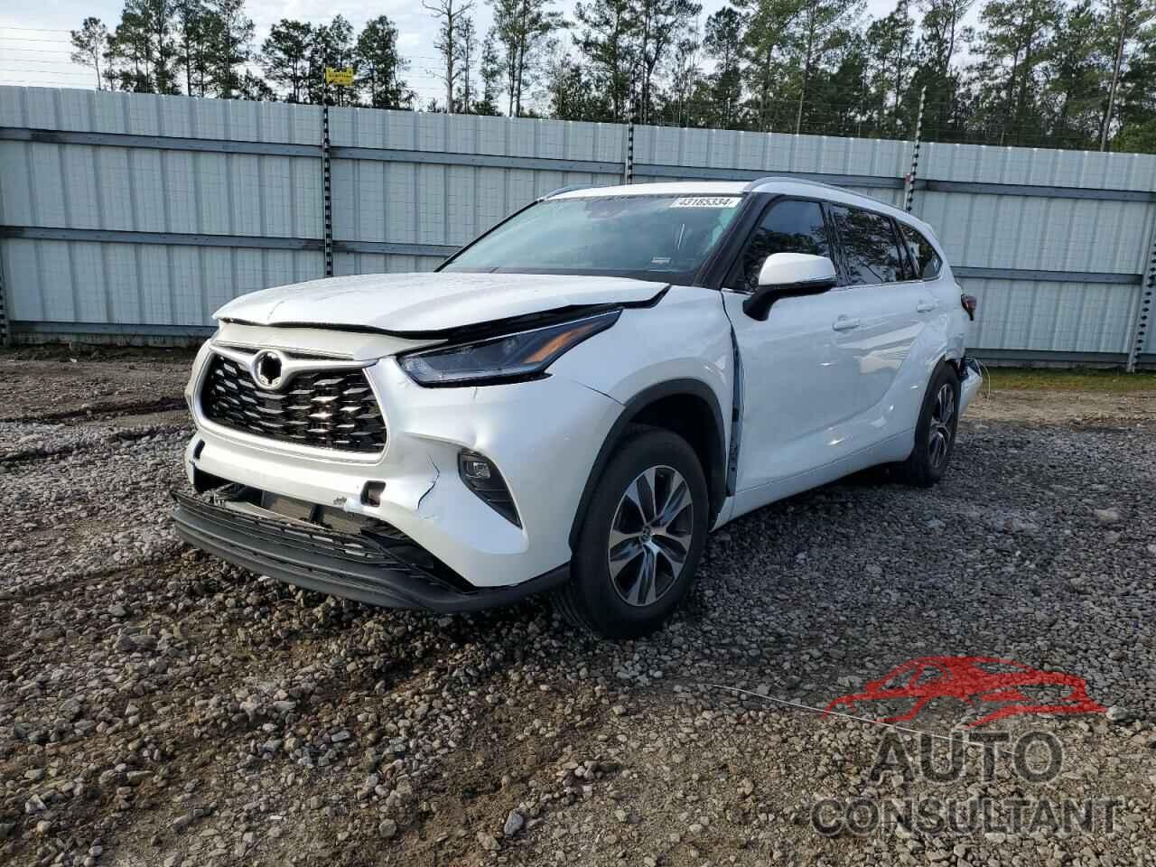 TOYOTA HIGHLANDER 2021 - 5TDGZRAH1MS070610