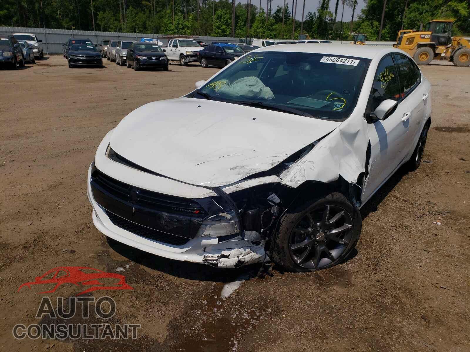 DODGE DART 2016 - 1C3CDFAA4GD653109