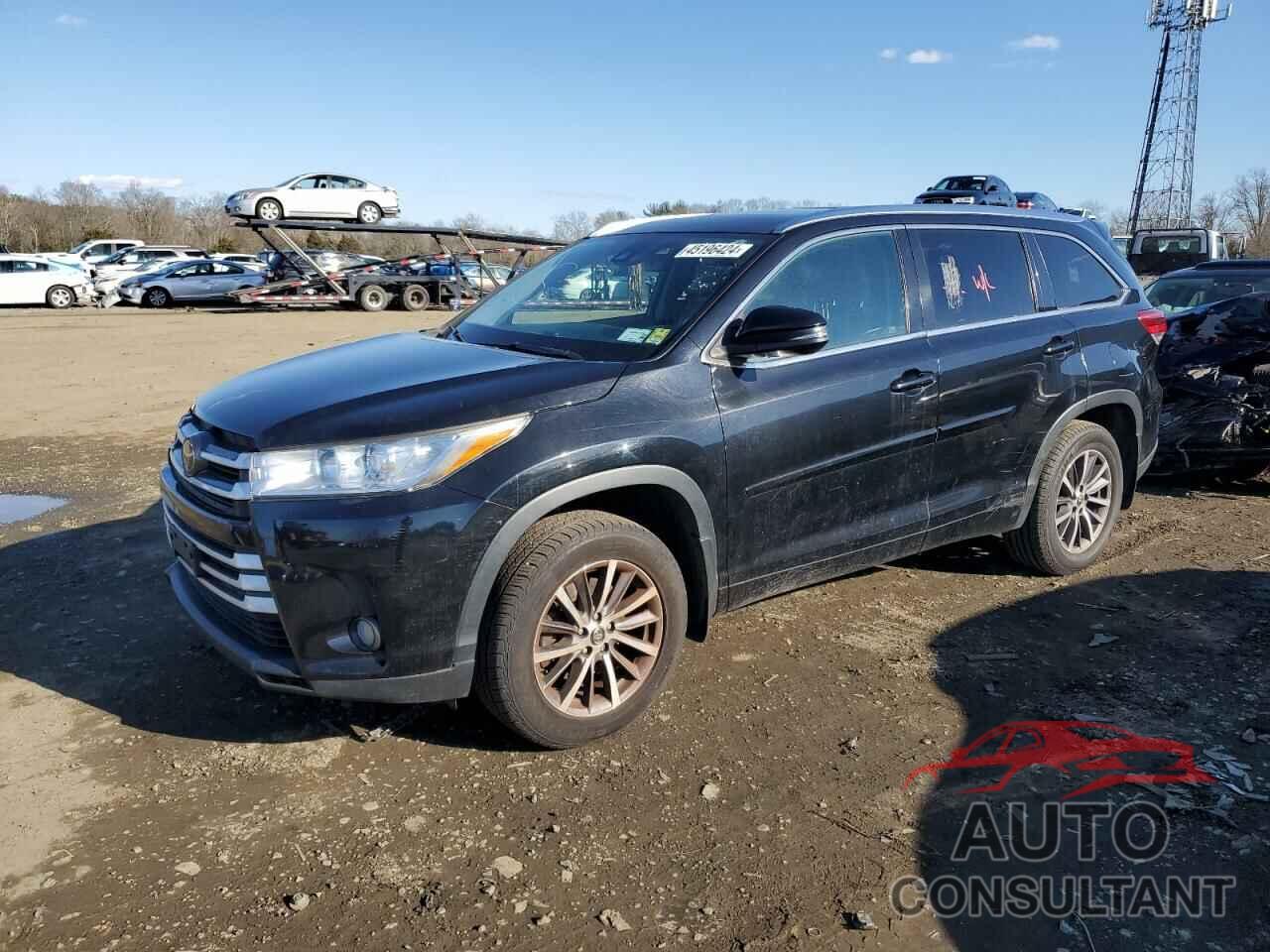 TOYOTA HIGHLANDER 2017 - 5TDJZRFH8HS368169