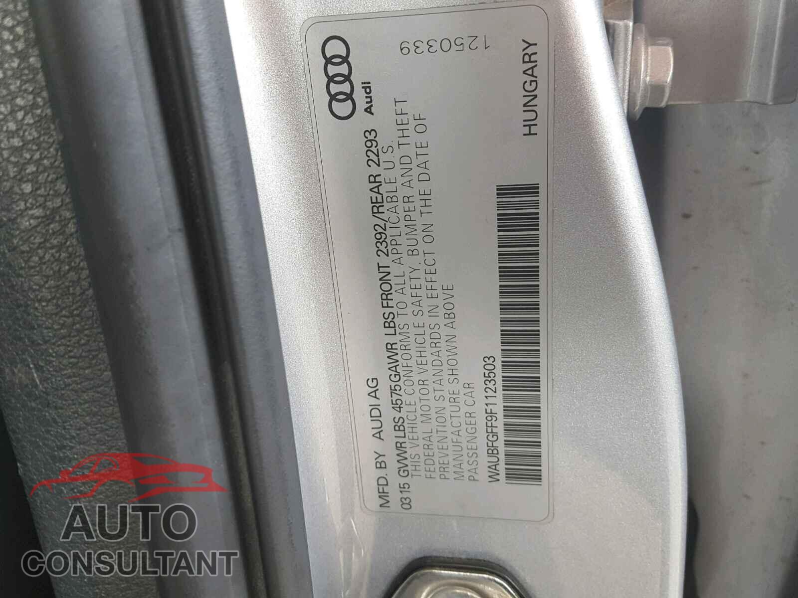 AUDI S3 2015 - WAUBFGFF9F1123503