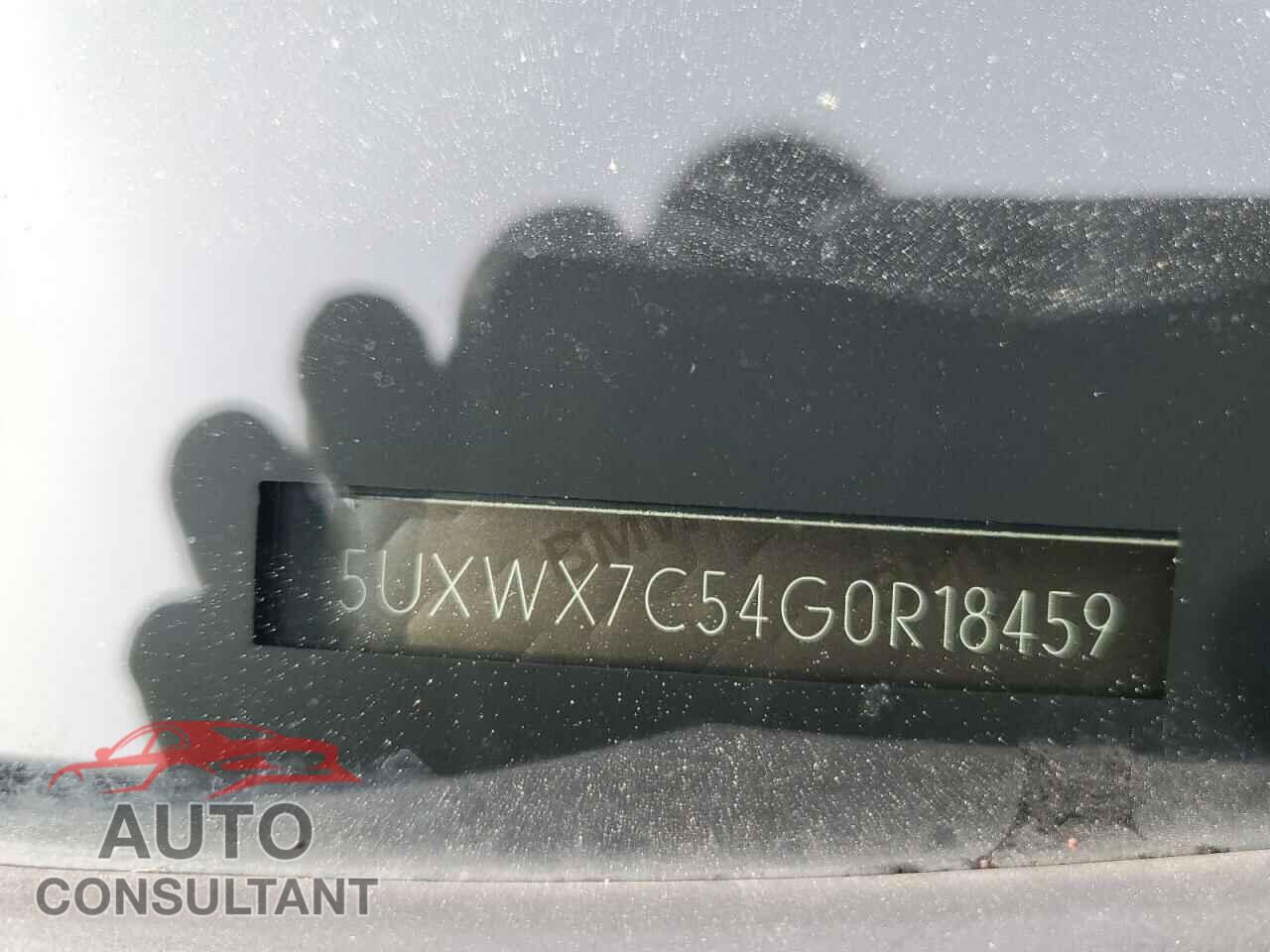 BMW X3 2016 - 5UXWX7C54G0R18459