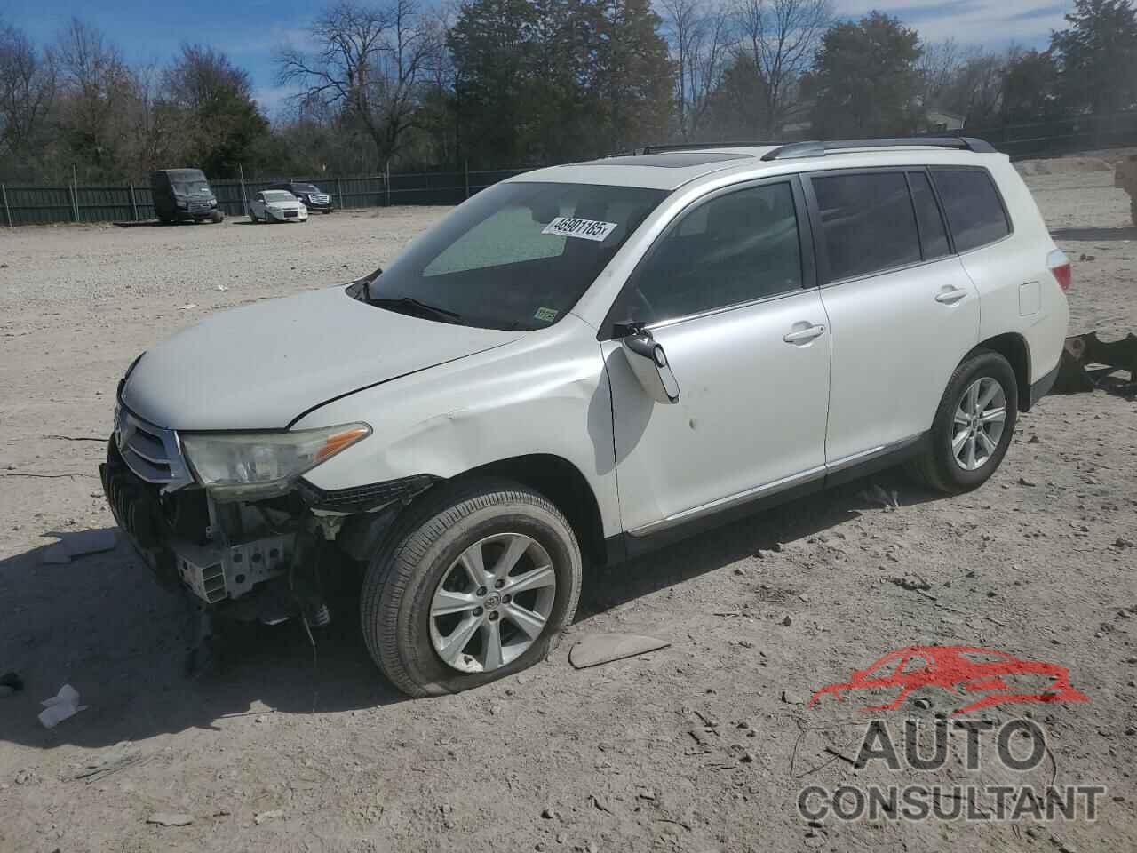 TOYOTA HIGHLANDER 2012 - 5TDBK3EH5CS174053