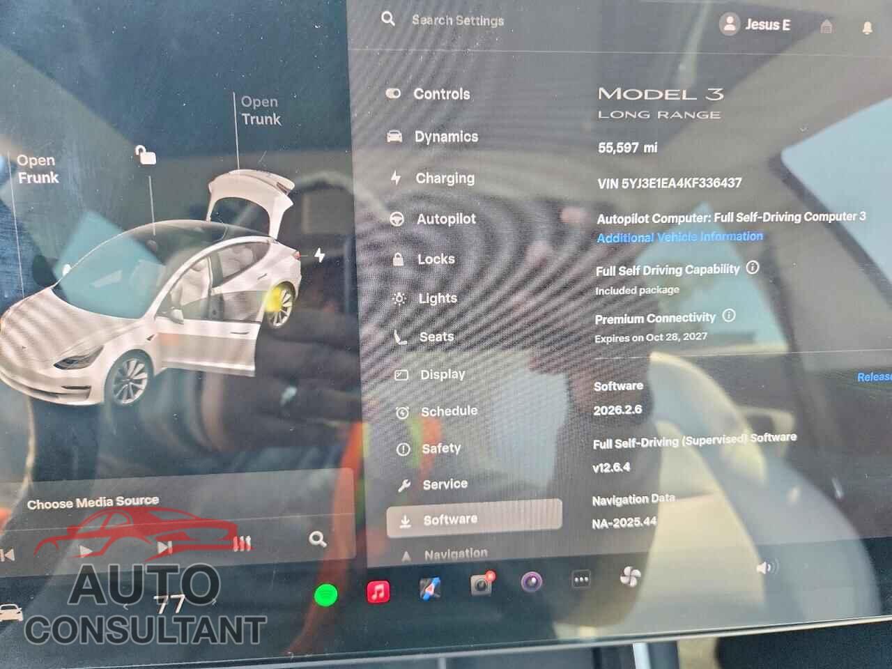 TESLA MODEL 3 2019 - 5YJ3E1EA4KF336437