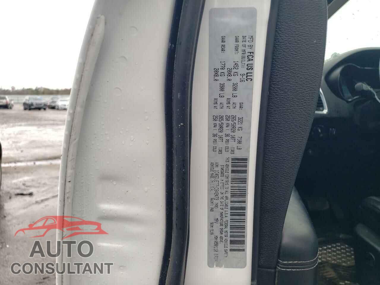 DODGE DURANGO 2017 - 1C4SDJET7HC642473