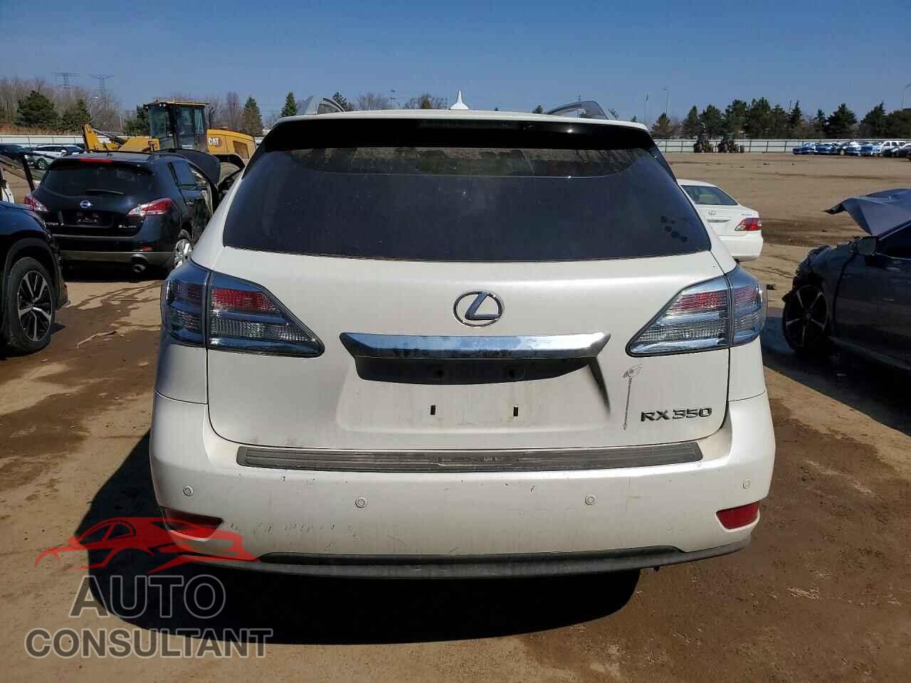 LEXUS RX350 2012 - 2T2BK1BA2CC125604