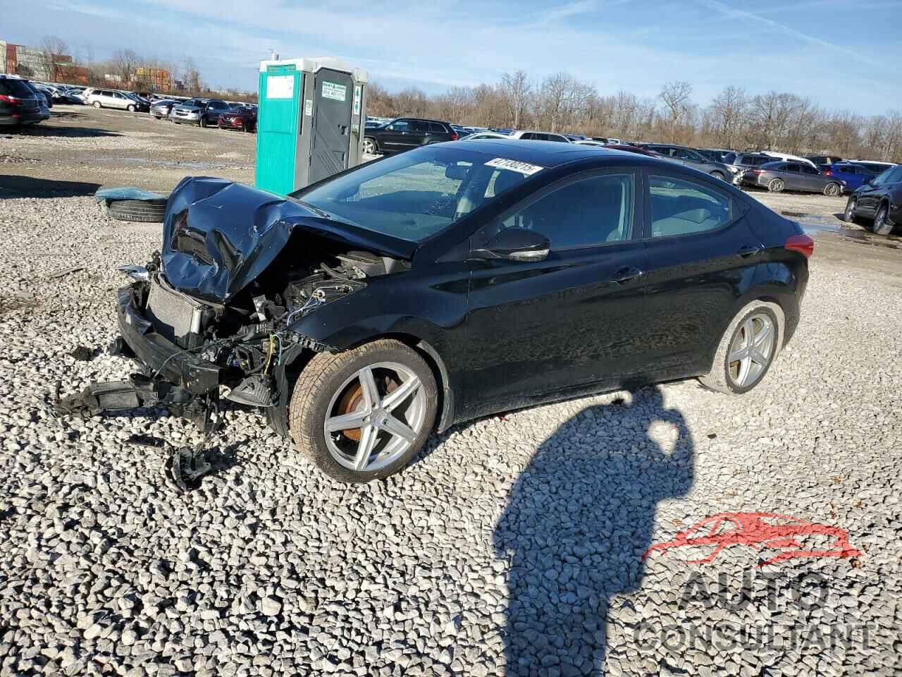 HYUNDAI ELANTRA 2012 - KMHDH4AE5CU421233