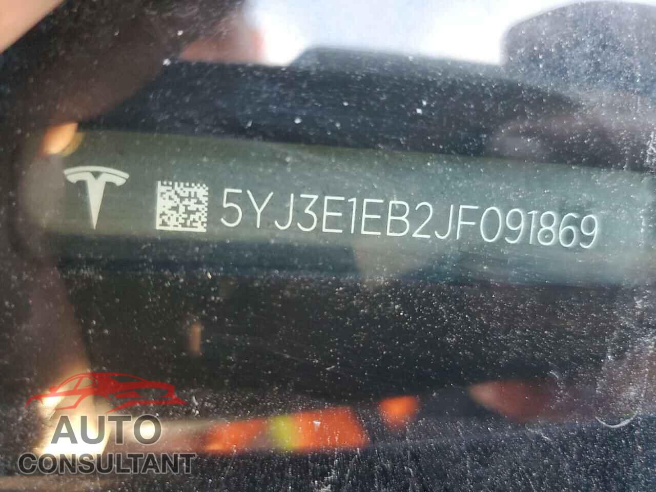 TESLA MODEL 3 2018 - 5YJ3E1EB2JF091869