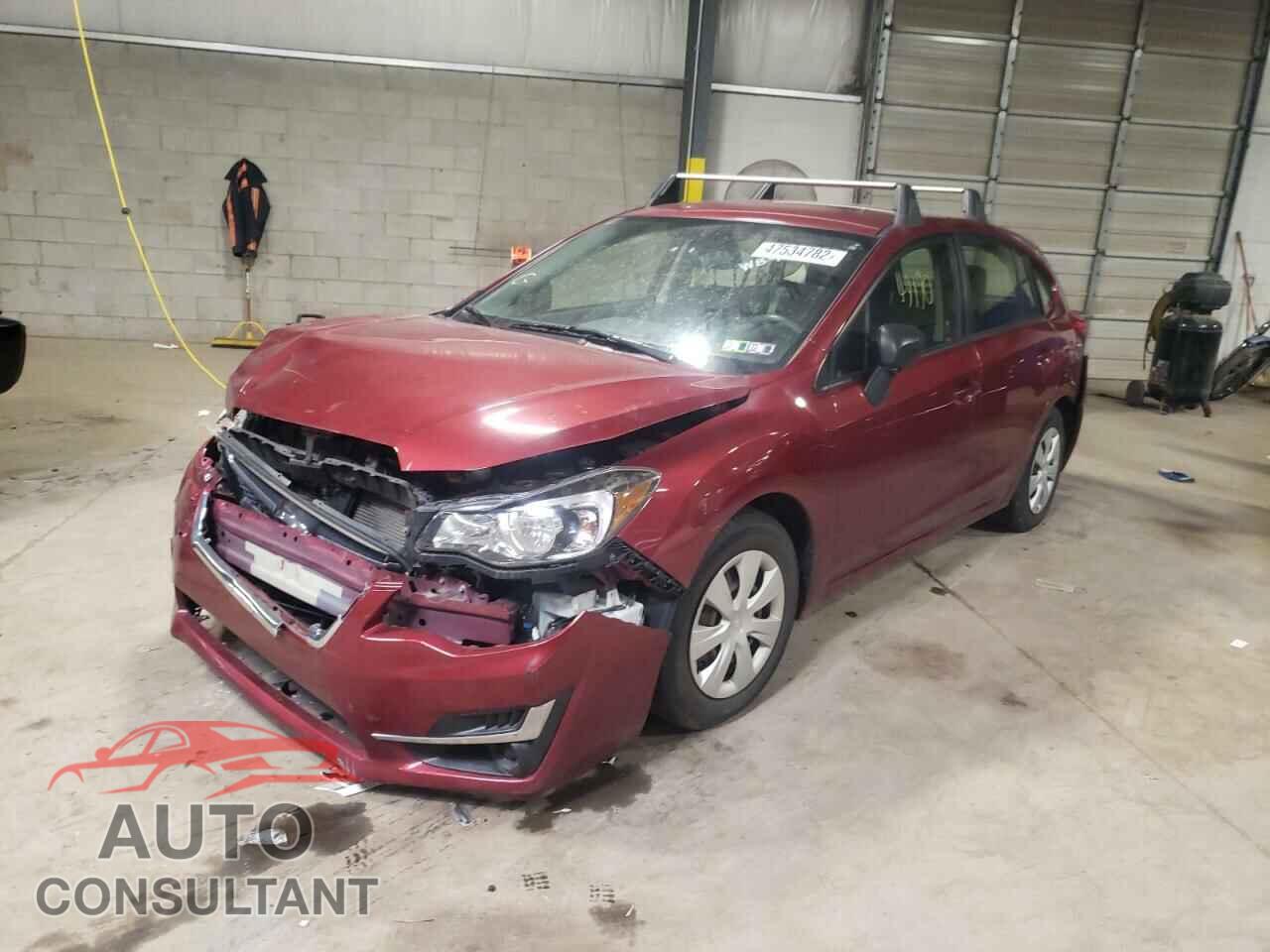 SUBARU IMPREZA 2016 - JF1GPAA6XG8328529
