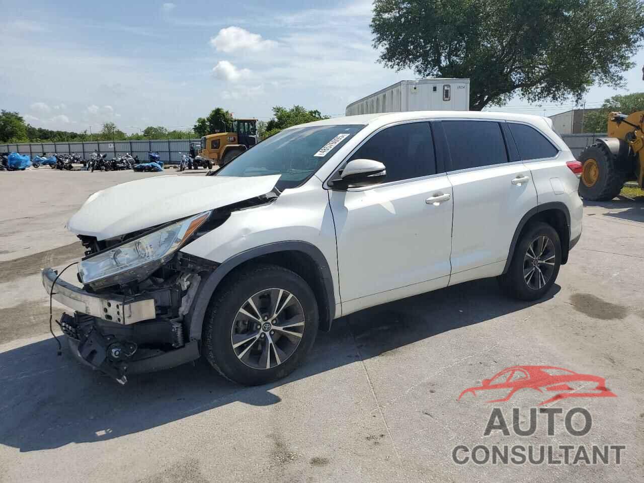 TOYOTA HIGHLANDER 2018 - 5TDZZRFH6JS255927