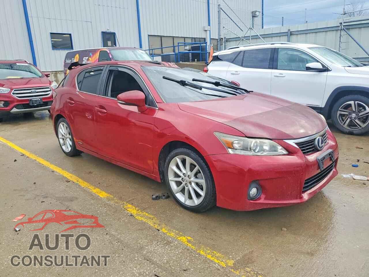 LEXUS CT 200 2012 - JTHKD5BH7C2076819