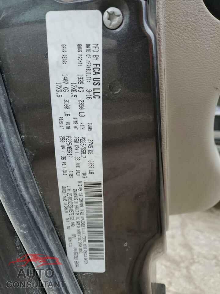DODGE CARAVAN 2017 - 2C4RDGCG5HR572132