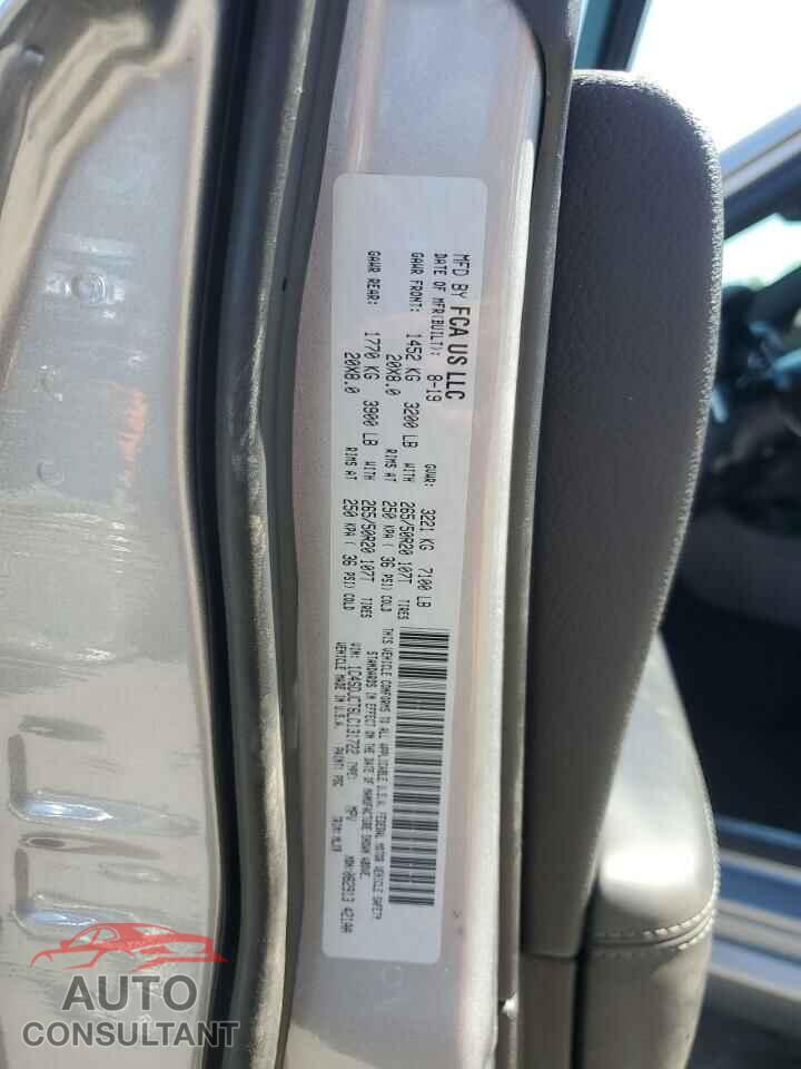 DODGE DURANGO 2020 - 1C4SDJCT6LC131722