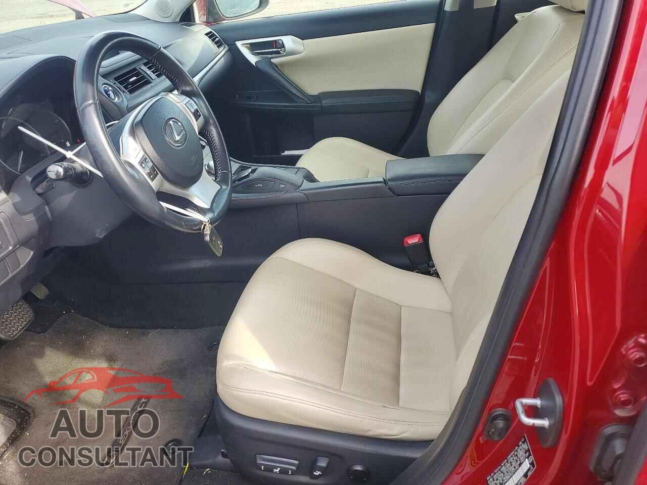 LEXUS CT 200 2012 - JTHKD5BH2C2121052