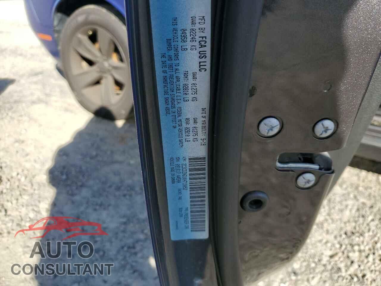 DODGE CHALLENGER 2019 - 2C3CDZAG1KH719052