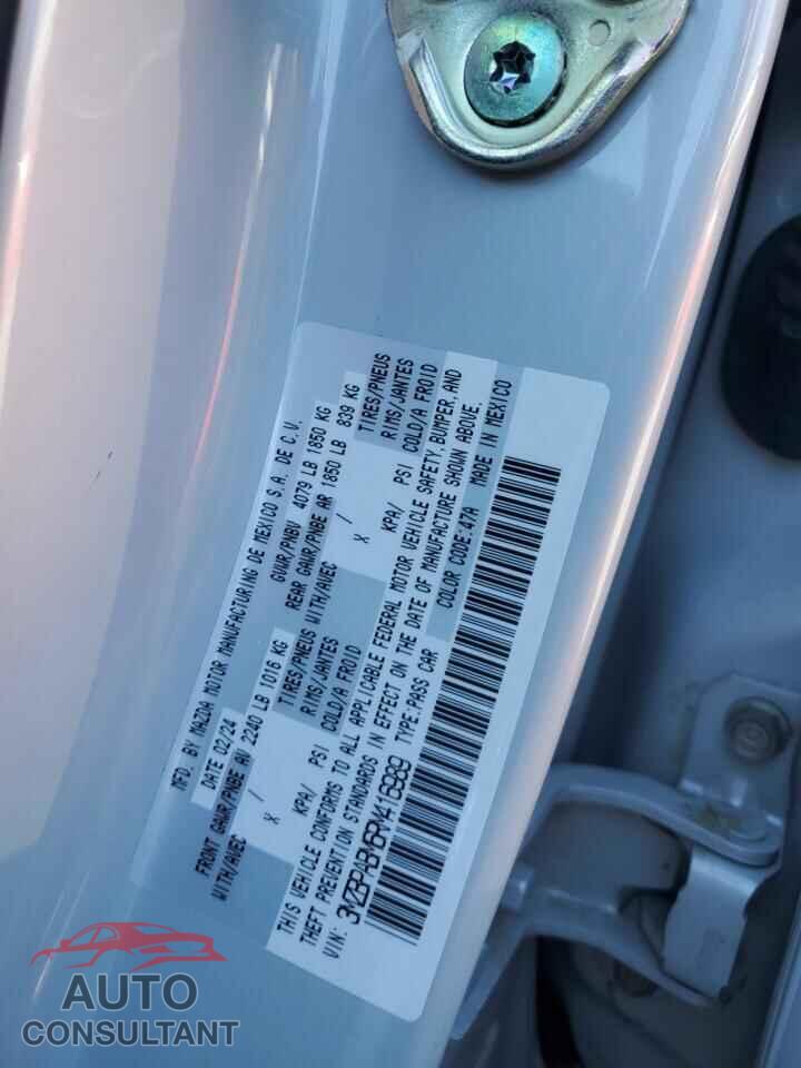 MAZDA 3 SELECT S 2024 - 3MZBPABM6RM416989