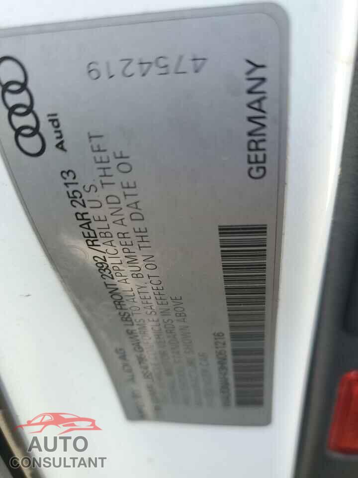 AUDI A4 2017 - WAUDNAF43HN051216