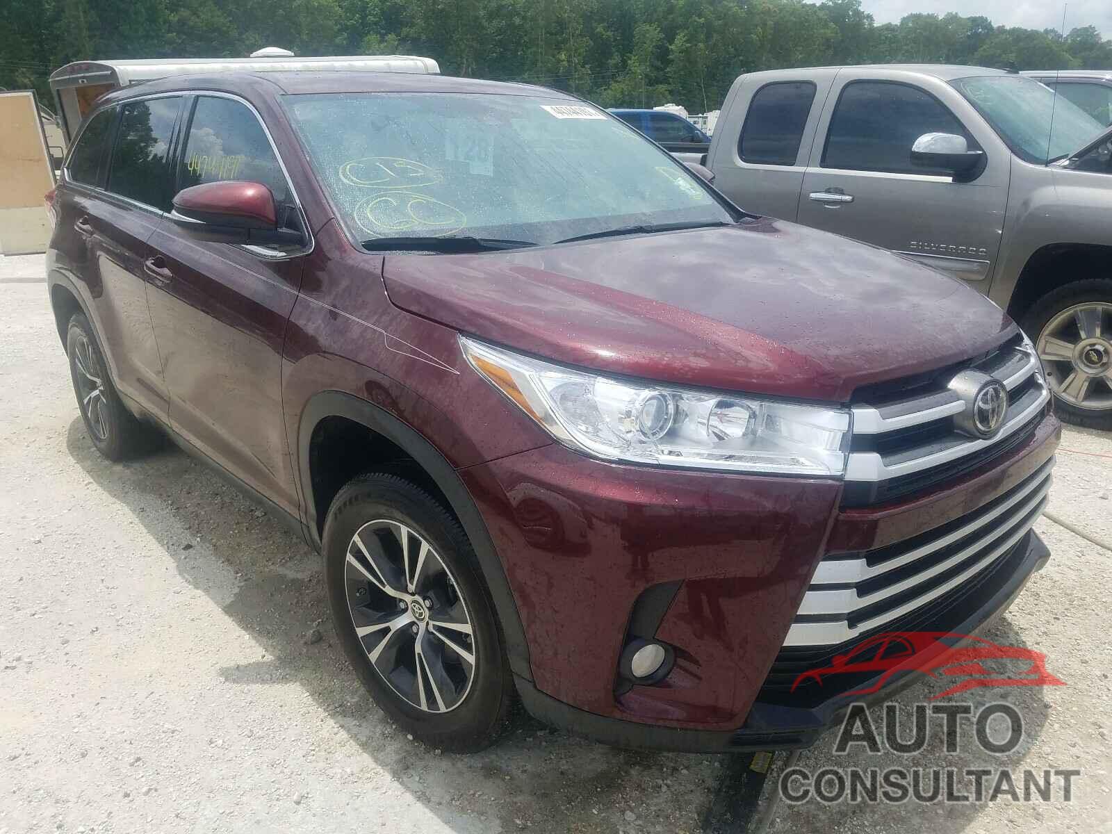 TOYOTA HIGHLANDER 2019 - 5TDZZRFH4KS366316