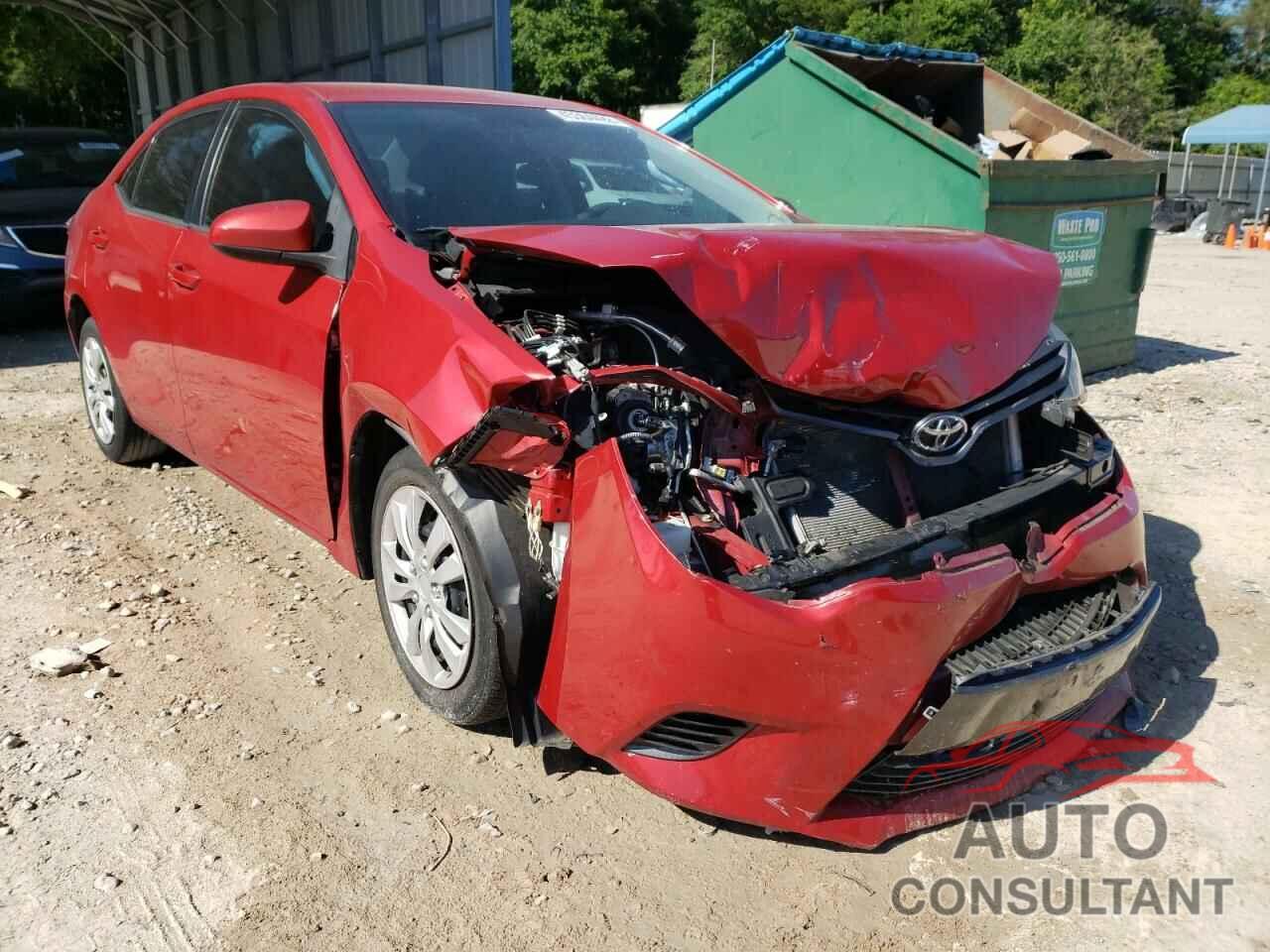 TOYOTA COROLLA 2016 - 2T1BURHE9GC600744