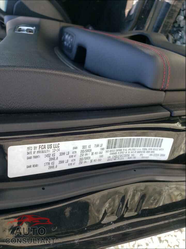 DODGE DURANGO 2015 - 1C4SDJCT0FC729700