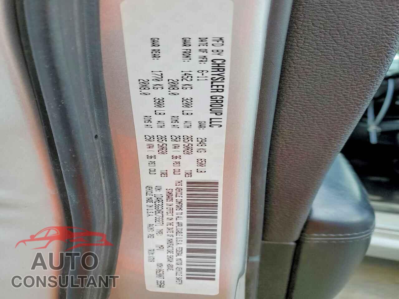 DODGE DURANGO 2011 - 1D4RE3GGXBC733271